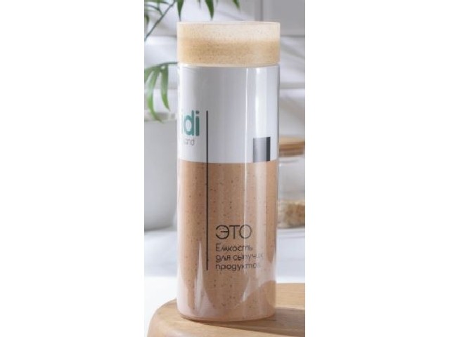 Емкость для сыпучих продуктов Palermo 1,5л (бесцветный)